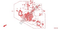 CUERPO MARIPOSA GASES para Honda FOURTRAX 420 RANCHER 4X4 Electric Shift 2012