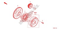 ENGRANAJE DE ARRANQUE para Honda FOURTRAX 420 RANCHER 4X4 Manual Shift CAMO 2012