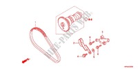 CADENA DE LEVA/TENSIONADOR para Honda FOURTRAX 420 RANCHER 4X4 Manual Shift RED 2012
