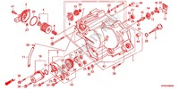 CUBIERTA DE CARTER DEL. para Honda FOURTRAX 420 RANCHER 4X4 Manual Shift RED 2012