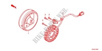 CUBIERTA DE CARTER IZQ./ GENERADOR(2) para Honda FOURTRAX 420 RANCHER 4X4 Manual Shift RED 2012
