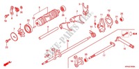 TAMBOR CAMBIO ENGRANAJES/HORQUILLA DE CAMBIO para Honda FOURTRAX 420 RANCHER 4X4 Manual Shift RED 2012