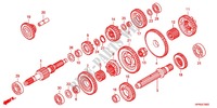 TRANSMISION para Honda FOURTRAX 420 RANCHER 4X4 PS RED 2012