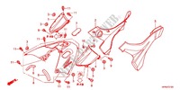 CUBIERTA LATERAL/CUBIERTA DE TANQUE para Honda FOURTRAX 420 RANCHER 4X4 PS RED 2012