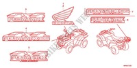 EMBLEMA/FLEJE (2) para Honda FOURTRAX 420 RANCHER 4X4 PS RED 2012