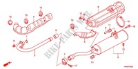 SILENCIADOR DE ESCAPE(2) para Honda FOURTRAX 420 RANCHER 2X4 Electric Shift 2012