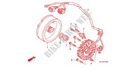 CUBIERTA DE CARTER IZQ./ GENERADOR(2) para Honda TRX 450 R SPORTRAX Electric Start 2012