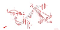 SOPORTE PRINCIPAL/PEDAL DE FRENO para Honda PCX 125 SPECIAL EDITION 2012