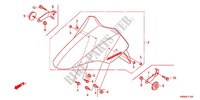 GUARDABARROS DELANTERO para Honda PCX 125 SPECIAL EDITION 2012
