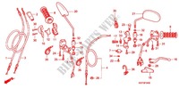 PALANCA DE MANIJA/INTERRUPTOR/CABLE(1) para Honda XRE 300 2012