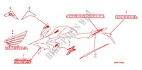 EMBLEMA/FLEJE (1) para Honda CB 1000 R ABS BLANCHE 2012