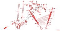 ARBOL DE LEVAS/VALVULA para Honda FOURTRAX 420 RANCHER 4X4 Manual Shift RED 2013