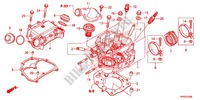 CILINDRO/CULATA DE CILINDRO para Honda FOURTRAX 420 RANCHER 4X4 Manual Shift RED 2013