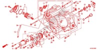 CUBIERTA DE CARTER DEL. para Honda FOURTRAX 420 RANCHER 4X4 Manual Shift RED 2013