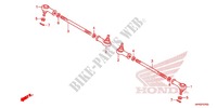 BARRA DE ACOPLAMIENTO para Honda FOURTRAX 420 RANCHER 4X4 Manual Shift RED 2013