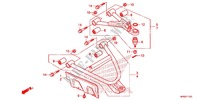 BRAZO DELANTERO (4WD) para Honda FOURTRAX 420 RANCHER 4X4 Manual Shift RED 2013