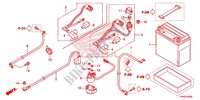 CONJUNTO DE ALAMBRES/BATERIA para Honda FOURTRAX 420 RANCHER 4X4 Manual Shift RED 2013