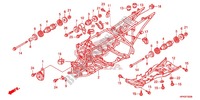 CUERPO DE BASTIDOR para Honda FOURTRAX 420 RANCHER 4X4 Manual Shift RED 2013