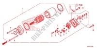 MOTOR DE ARRANQUE para Honda FOURTRAX 420 RANCHER 4X4 Manual Shift RED 2013