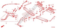 PEDAL/ESTRIBO para Honda FOURTRAX 420 RANCHER 4X4 Manual Shift RED 2013
