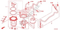 TANQUE DE COMBUSTIBLE/BOMBA DE COMBUSTIBLE para Honda FOURTRAX 420 RANCHER 4X4 Manual Shift RED 2013