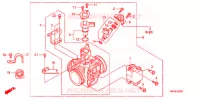 CUERPO MARIPOSA GASES para Honda XRE 300 3LA 2011