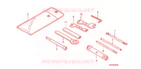 HERRAMIENTAS/CAJA DE BATERIA para Honda XRE 300 3LA 2011
