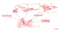 MARCA para Honda XRE 300 3LA 2011