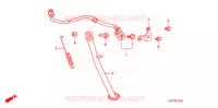 SOPORTE PRINCIPAL/PEDAL DE FRENO para Honda XRE 300 3LA 2011