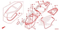 ASIENTO/CAJA DE EQUIPAJE para Honda SH MODE 125 2014