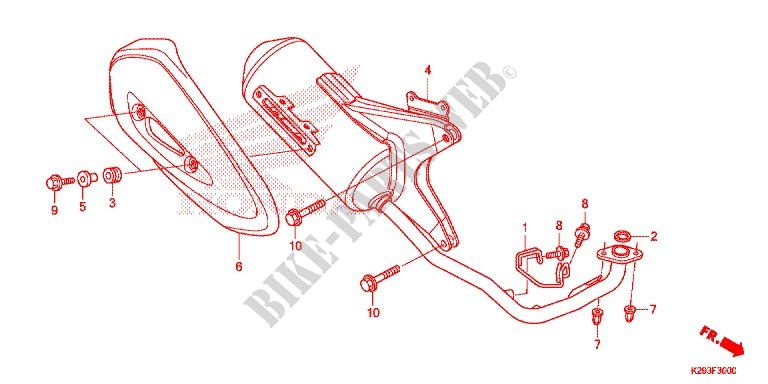 SILENCIADOR DE ESCAPE(2) para Honda SH MODE 125 2014
