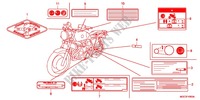 ETIQUETA DE PRECAUCION(1) para Honda CB 1100 ABS 2013