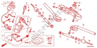 TUBERIA DE MANIJA/PUENTE SUPERIOR/ VASTAGO DE DIRECCION (CBR1000RRC/D/RAC/D) para Honda CBR 1000 RR RED 2012