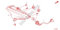 LUZ TRASERA(2) para Honda CBR 125 BLANC 2012