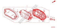 INDICADOR DE COMBINACION para Honda CBR 500 R ABS HRC TRICOLOR 2014