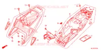 ASIENTO/CAPO DE ASIENTO para Honda CBR 600 RR ABS BLACK 2013