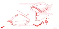 ASIENTO SIMPLE(2) para Honda CBR 600 RR ABS BLACK 2013