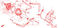 BOMBA DE AGUA para Honda CBR 600 RR ABS BLACK 2013