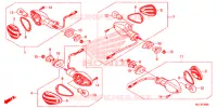 GUINO(2) para Honda CBR 600 RR ABS BLACK 2013
