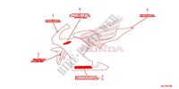 EMBLEMA/FLEJE (1) para Honda CBR 600 RR ABS NOIRE 2013