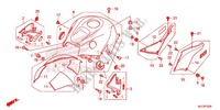 BLINDAJE SUPERIOR para Honda CBR 600 RR REPSOL 2013