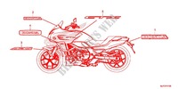 MARCA/EMBLEMA para Honda CTX 700 ABS 2014