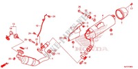 SILENCIADOR DE ESCAPE(2) para Honda CTX 700 ABS 2014