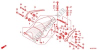 ASIENTO SIMPLE(2) para Honda F6B 1800 BAGGER 2013