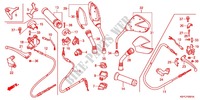 PALANCA DE MANIJA/INTERRUPTOR/CABLE (2) para Honda SC 125 RED 2010