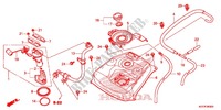 TANQUE DE COMBUSTIBLE para Honda SH 125 ABS D SPECIAL 3ED 2013