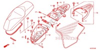 ASIENTO/CAJA DE EQUIPAJE para Honda SH 150 ABS SPECIAL 2F 2013