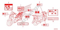 ETIQUETA DE PRECAUCION(1) para Honda SH 150 ABS 2013