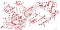 PASO DE PISO/CUBIERTA INFERIOR para Honda SH 150 ABS 2013