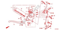 BOMBA DE FRENO DELANTERA (SH125A,AD/SH150A,AD) para Honda SH 150 ABS D SPECIAL 3F 2013